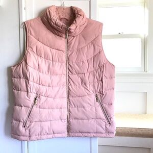 CALVIN KLEIN Puffer Vest Jacket Pink Blush NWOT Women’s Plus Size 2X